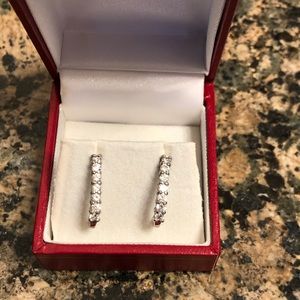 Crystal Loop Earrings